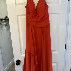 Elegant Red Evening Gown